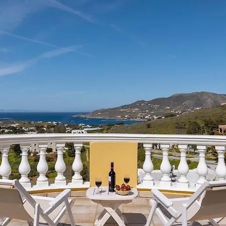 Villa Syros Gem, Luxury Mansion Sunset & Sea Views *