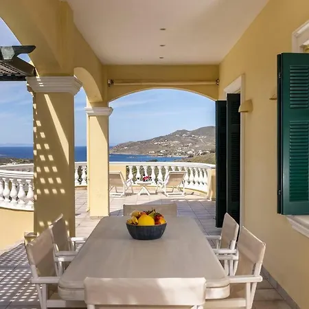 빌라 Syros Gem, Luxury Mansion Sunset & Sea Views