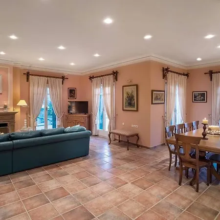 Syros Gem, Luxury Mansion Sunset & Sea Views 포시드호니아